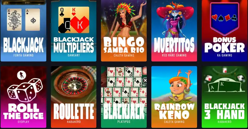 sherluck casino table games